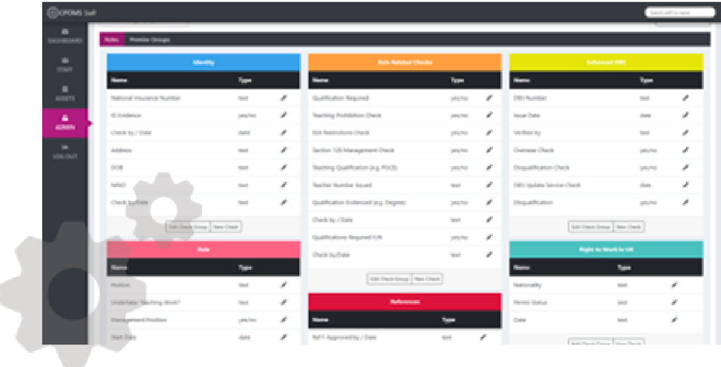 STAFFSAFE fully customizable