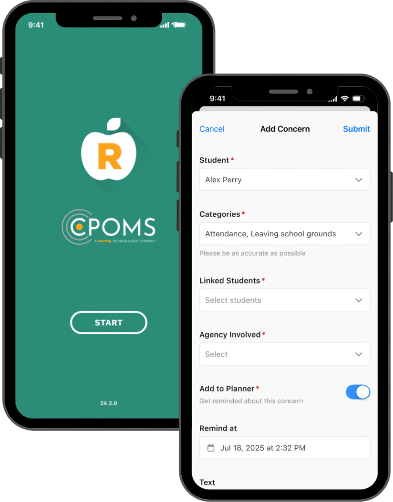 CPOMS Staff App