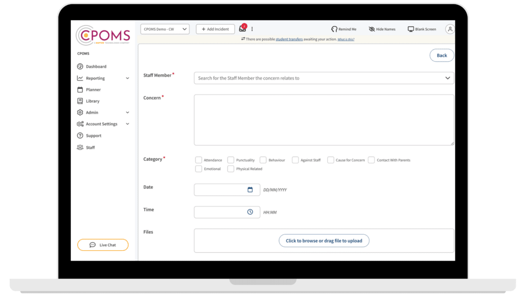 Staff Safeguarding, Built Into Your Core Safeguarding System