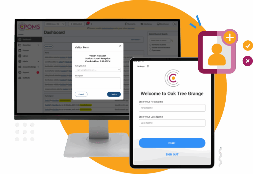 VisitorSafe Visitor Management for Schools
